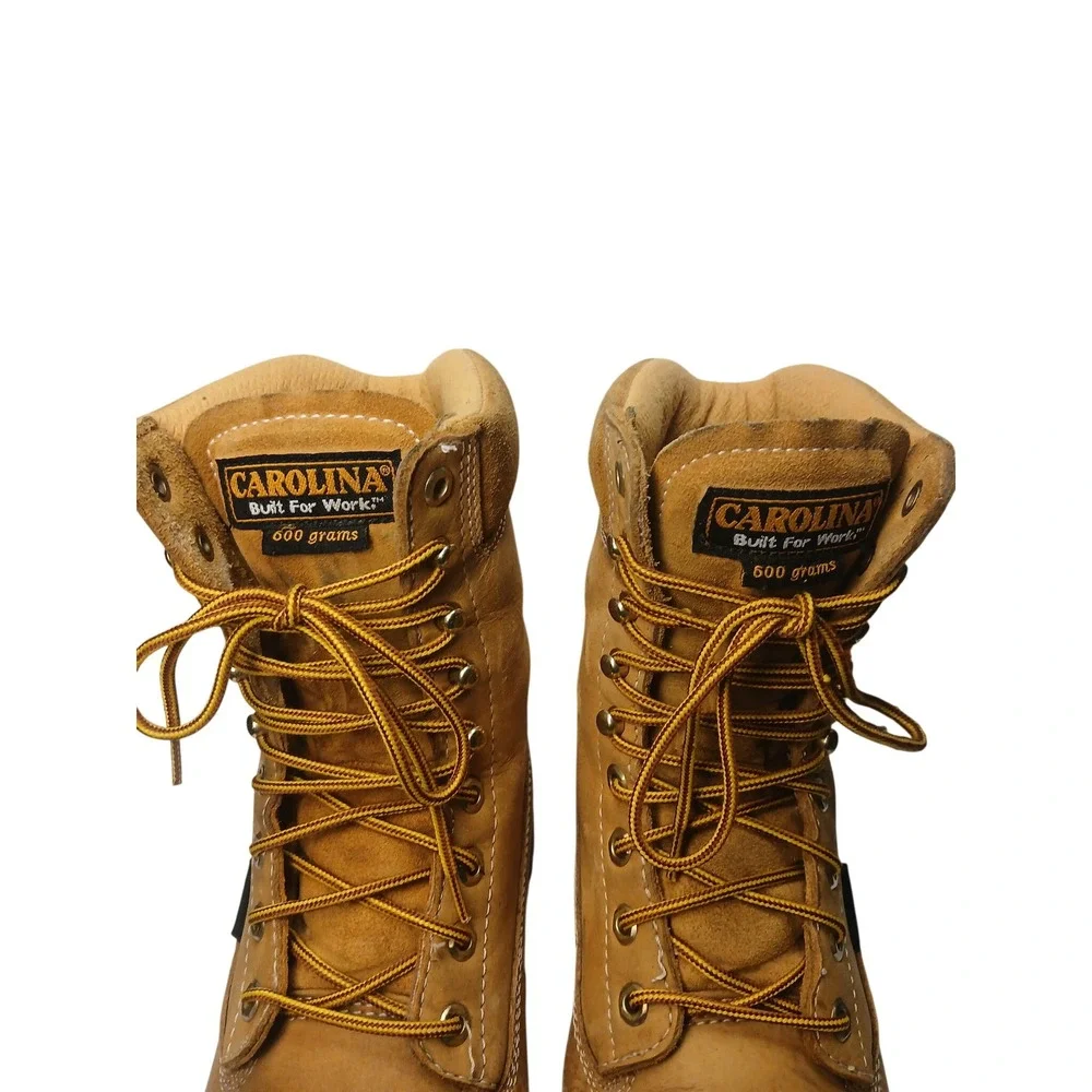 Carolina Work Boots Mens 8.5 E Wheat Waterproof Insulated 600g CA9026 EH Rated